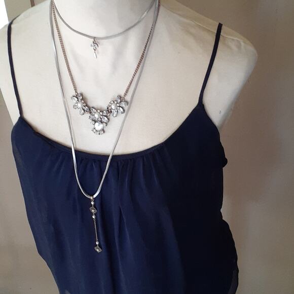 Necklace Layered Suede Charms, Beads Modern Long Length Bohemian Gyspy Elegant - Picture 5 of 11